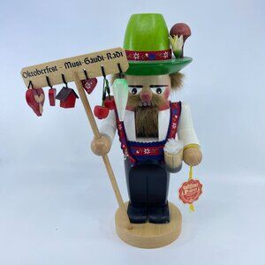 vintage steinbach nutcracker "chubby octoberfester" made in germany
